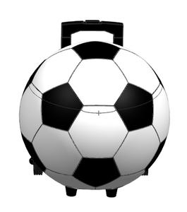 กล่องเก็บความเย็นสำหรับฟุตบอล พร้อมหูหิ้วและล้อ/รถเข็น - Product Image 1