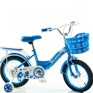 Vélo enfant OEM d'usine 12, 14, 16 <span class=keywords><strong>pouces</strong></span> avec panier, roues d'apprentissage, selle souple, acier à haute teneur en carbone - Product Image 1