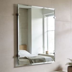 Miroir sans cadre pour usage domestique, design moderne, forme et taille personnalisées, miroir clair et durable pour salon, chambre, hôtel, intérieur - Product Image 1