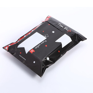 Auto-Adhésif PLA Imprimé Personnalisé Joint Affranchissement <span class=keywords><strong>Courrier</strong></span> Durable Sac D'expédition Noir Poly Mailers - Product Image 4