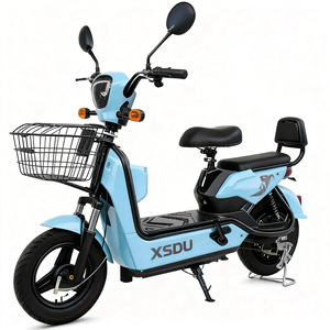 Scooter électrique EU 48V 350W, pneus à vide de 14 pouces, 2 places, pour adultes - Product Image 4