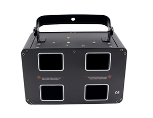 Projecteur laser multicolore à quatre têtes Starlight - <span class=keywords><strong>Lampe</strong></span> <span class=keywords><strong>de</strong></span> scène pour soirées dansantes, performances nocturnes, salles <span class=keywords><strong>de</strong></span> karaoké, bars et clubs - Product Image 1