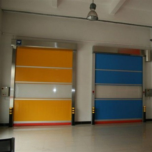 Panel de puerta de persiana enrollable con aislamiento rápido de acero ligero, puertas enrollables, puerta de Pvc rápida de alta velocidad con control remoto - Product Image 3