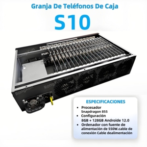 Telefono <span class=keywords><strong>cellulare</strong></span> <span class=keywords><strong>S10</strong></span> gruppo sistema di controllo di proiezione equipaggiamento integrato scheda madre in alluminio telaio per Android Farm Phone Box - Product Image 2