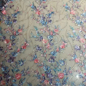 Nouveauté 2024 : Tissu en dentelle de voile <span class=keywords><strong>suisse</strong></span> en coton autrichien brodé, maille africaine de Dubaï pour mariages, avec parfum. - Product Image 1