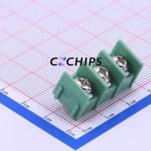 DBT10-8.5-3P-GN-P Barrier Terminal Block Through hole Component (THT),P=8.5mm Connector Two Sides 8.5mm 1x3P Straight Pin - Product Image 2