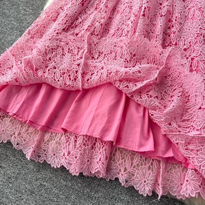 Robe élégante en dentelle ajourée style vintage pour femme, vente en gros du fabricant - Product Image 6