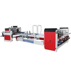 Foloder gluer machine folding moving boxes full automatic paper box folder gluing new design in factory