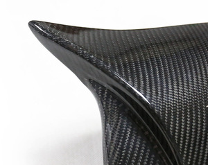 Pour Mercedes-Benz Classe B/C/E/S AMG GT C300, patch de rétroviseur latéral en fibre de carbone sèche noire, compatible avec la marche arrière - Product Image 5