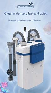 SUNSUN 새로운 교수형 상자 박테리아 스폰지 수족관 다기능 섬프 거북이 어항 필터 도매 - Product Image 2