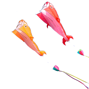 New breeze easy to fly 3D three-dimensional dolphin soft kite high-grade adult adult children cartoon kite