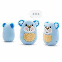 Ours en peluche interactif bleu AI Chat Bear, jouet en plastique, animal en peluche parlant, compagnon rechargeable, cadeau pour les enfants de 5 à 7 ans, unisexe