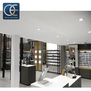 Modern Eyeglass Display Cabinet Hot Wooden Sunglasses Display Luxury Optical Showcase Display Cabinet