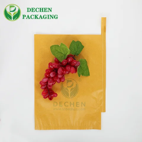 Grape Waterproof Wax Coated Bag Free Samples Growing Paper Bags
