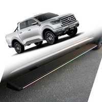 Barres latérales électriques Power Side Steps pour GWM POER en alliage d'aluminium, Plug and Play OBD2, étanches IP67, anti-pincement