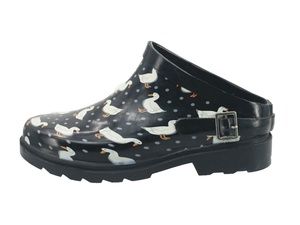 Sabots de jardin en caoutchouc imperméables pour femmes YL3575, mules en caoutchouc d'extérieur, bottes en caoutchouc à enfiler - Product Image 2