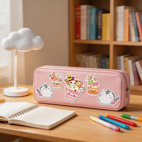 Autocollants découpés sur mesure pour enfants, autocollants de dessins animés pour boîte de camping et trousse à crayons, autocollants en vinyle personnalisés imperméables