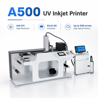 Impresora de Inyección de Tinta UV OMA A500 Ricoh G5 54mm 330m/min, Máquina de Codificación de Datos Variables de Alta Velocidad, Codificador de Inyección de Tinta Industrial en Línea