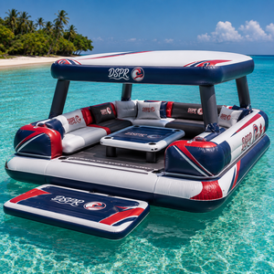 Plateforme aquatique pour fêtes en plein air, anti-UV et grand espace. Créez une ambiance festive pour les rassemblements aquatiques. - Product Image 3