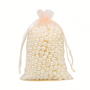 ถุงผ้าออร์แกนซ่าใส่ของขวัญพิมพ์โลโก้ตามสั่ง ราคาถูก พร้อมเชือกรูด - Product Image 1