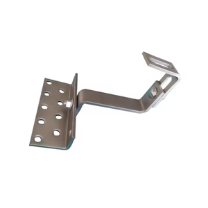 Solar Roof Hook Pv <b>Bracket</b> Adjustable Galvanized Steel Solar Tile Roof Hook Mount Kit for Solar Mounting System - Product Image 1