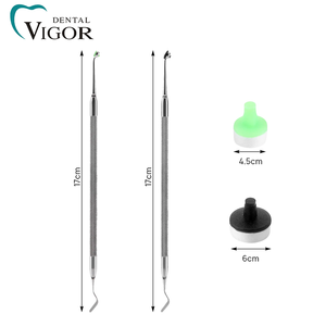 Kit d'outils de moulage pour blanchiment dentaire, spatule de remplissage en résine dentaire, manche de mélange et tampons en mousse - Product Image 3