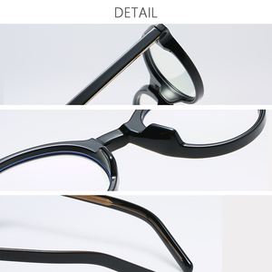 Montature Ottiche Rotonde in TR90 Ultra-leggero <span class=keywords><strong>di</strong></span> Alta Qualità, Stile Classico, Pronte per la Consegna, Occhiali Anti Luce Blu per Adulti - Product Image 4