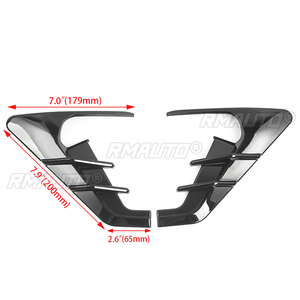 1 Par de Cubiertas Decorativas para Ventilación Lateral de Guardabarros de Coche, Aspecto de Carbono, para Tesla Model 3 (21-22) y Model Y (20-22), Cubierta Protectora para Cámara - Product Image 6
