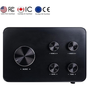 Mélangeur de <span class=keywords><strong>karaoké</strong></span> HDTV Microfono HD AUX BT Microphone sans fil pour <span class=keywords><strong>karaoké</strong></span> Barre de son home cinéma Haut-parleur <span class=keywords><strong>Wifi</strong></span> Ampli Hi-fi Mélangeur de <span class=keywords><strong>karaoké</strong></span> - Product Image 2