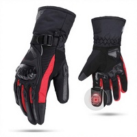 KHIMASHAM INDUSTRY KI-MG-09 Gants de moto légers, respirants et antidérapants, en cuir, à doigts complets, avec fermeture auto-agrippante sécurisée