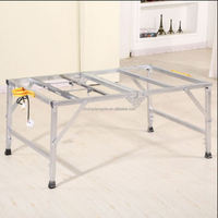 Ensemble de table de travail du bois 6 en 1, portable, pliable, chantourneuse, toupie, table de scie 80*120cm, table de scie coulissante, scie à panneaux