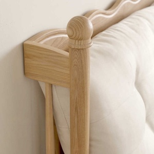 Cama de Madera Maciza de Estilo Nórdico Moderno, Tamaño Queen y King, con Estructura de Madera de Fresno, Cómoda y Suave, para Dormitorio, Hogar y Apartamento - Product Image 3