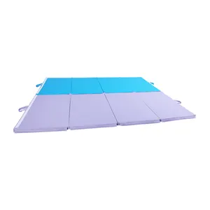 4*8 four folding gymnastics folding tumbling mat for gym use