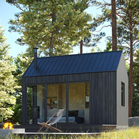 Ruang Sauna A-Frame Kayu Cedar Merah Solid Modern WDT 6KW dengan Pemanas Inframerah Jauh Ramah Lingkungan, Manfaat Kesehatan, Mudah Dipasang di Villa
