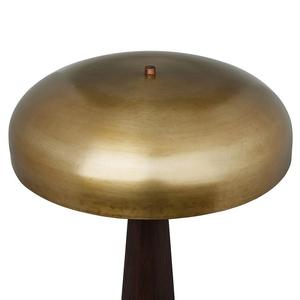 Lámpara de Pie Moderna E27 con Base de Madera en Forma de Cono, Pantalla de Bronce, Fuente de Luz LED de Alto CRI 90, Iluminación para Sala de Estar - Product Image 2
