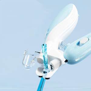 Coupe-griffes et lime à ongles de luxe silencieux en acier inoxydable avec lumière LED, alimenté par piles, emballage en boîte, protection de sécurité pour chiens et chats - Product Image 4