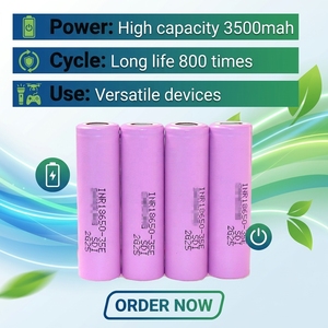 Baisiyu <span class=keywords><strong>INR18650</strong></span> 35E 3500mAh 3.7V Batterie lithium-ion haute capacité 10A à décharge rapide, cellule rechargeable pour vélos électriques et outils électriques - Product Image 2
