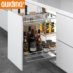 Chino de laminación gabinete Instalación fácil sacar la cesta del Gabinete de <span class=keywords><strong>cocina</strong></span> del cuchillo del cajón de los <span class=keywords><strong>organizadores</strong></span> - Product Image 3