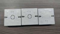 Boîtiers d'instruments électroniques d'exportation AGUX Type 86 SM-WSB-S 86x86x35mm 3x3 à fond ouvert en PP