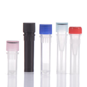 Ücretsiz örnek Cryo flakon Lab tek kullanımlık kendinden ayakta şeffaf plastik Cryovial tüpler - Product Image 1