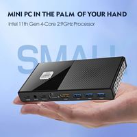 Mini PC de poche M6 11e génération N6000 Quad Core 8G/16G DDR4 NVMe Micro PC 2500M LAN TV BOX 4K @ 60Hz WiFi6 BT5.2 mini ordinateur de bureau
