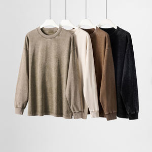 เสื้อฮู้ดดี้สไตล์วินเทจยูนิเซ็กซ์ ลวดลายบาติกฟอกสี ผ้าฝ้าย 100% ทรงโอเวอร์ไซส์ ระบายอากาศได้ดี ไม่หดตัว  พร้อมโลโก้สั่งทำพิเศษ  คอลเลคชั่นฤดูใบไม้ผลิ 2026 - Product Image 3