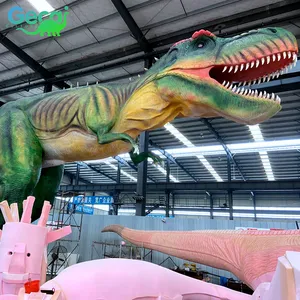Gecai profissional animado dinossauro fábrica tamanho completo animatronic dinossauro modelo