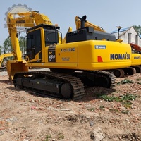 Excavadora de cadenas Komatsu PC450 usada asequible, excavadora hidráulica usada original de Japón, buena apariencia para proyectos en canteras