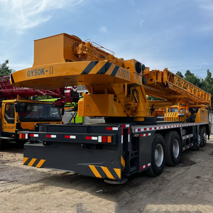 China Camión Grúas Venta <span class=keywords><strong>Plataforma</strong></span> DE TRABAJO Camión Grúa Nudillo Camión Grúa montada 50 Ton - Product Image 3