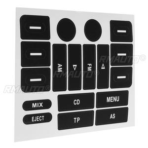 สติ๊กเกอร์ซ่อมปุ่มวิทยุรถยนต์รุ่นใหม่ MK5 สำหรับวิทยุ FM สำหรับรถยนต์ VW Golf MK5 และ Passat - Product Image 3