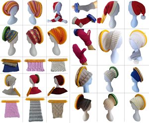 Kit di filati rotondi in tessuto rettangolare con accessorio per cucito - Product Image 6
