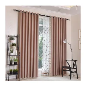 Chinese best material grommet living room latest sunshade curtain cloth