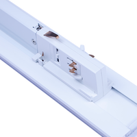 Système de rail linéaire suspendu flexible pour éclairage LED linéaire multipoint