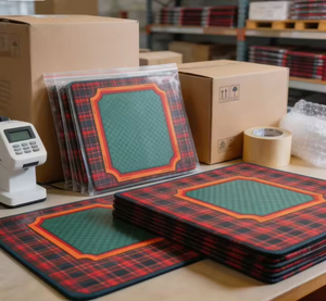 Tapis de Mahjong Américain Personnalisé avec Logo, Écologique, Durable, Portable, Antidérapant, Insonorisant, <span class=keywords><strong>en</strong></span> Caoutchouc, pour 4 Joueurs, Épaissi et Imperméable - Product Image 5